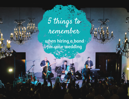 5 things to remember when hiring a band for your wedding